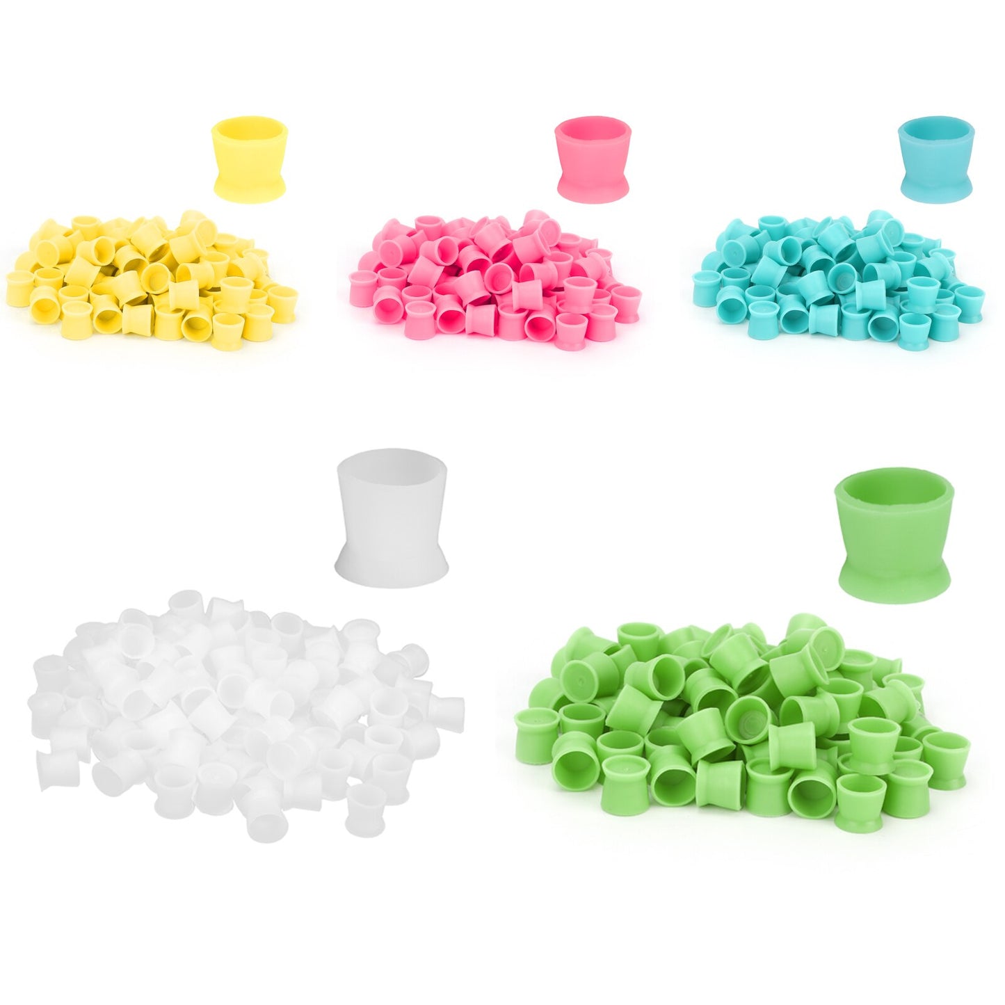 Silicone Ink Cups - 300Pcs